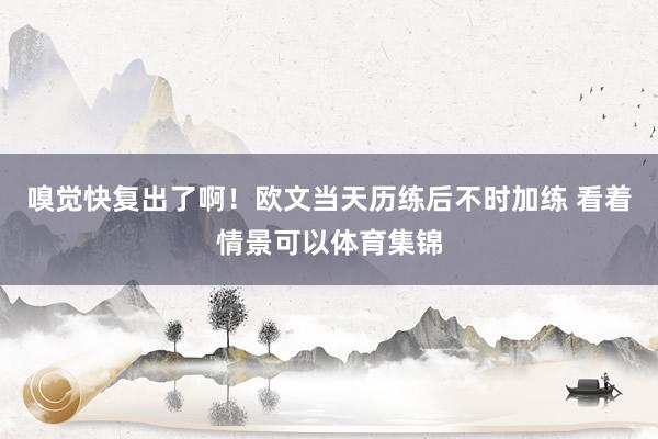 嗅觉快复出了啊!欧文当天历练后不时加练 看着情景可以体育集锦